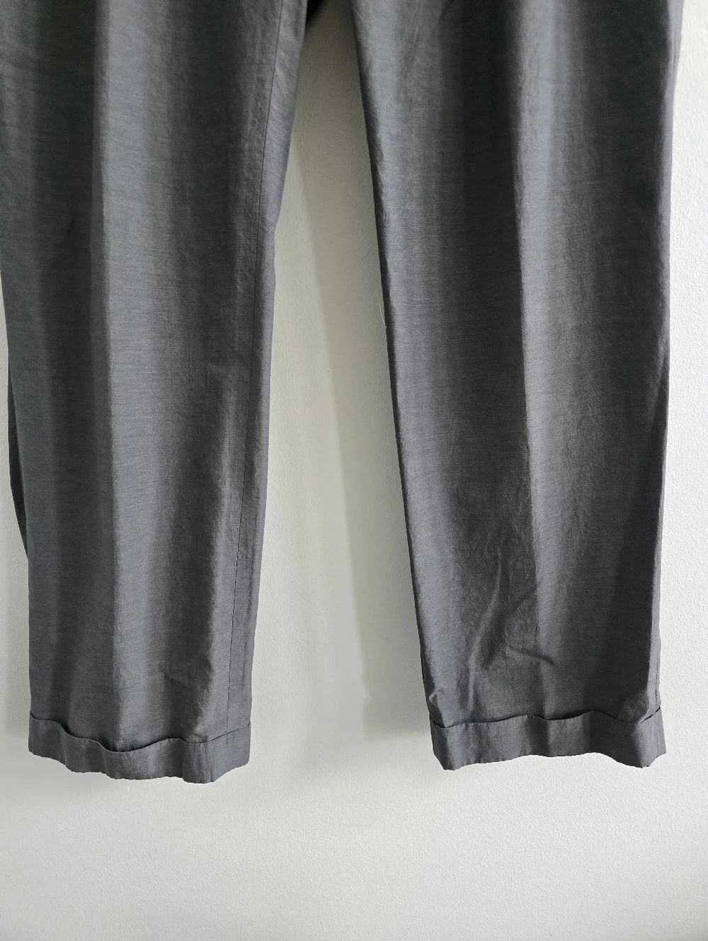 Brooks Brothers St Andrews Links Dress Pants Mens 38x32 Gray Pleated Cuffed